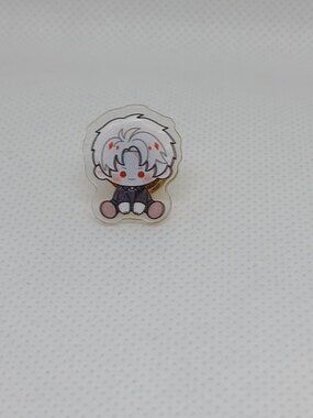 NWOT SYLAS LOVE AND DEEPSPACE PIN BROOCH KAWAII MOBILE GAME CHARACTER P11